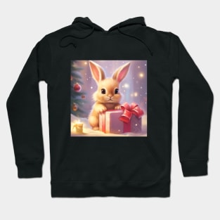 Ginger bunny Christmas tree and gifts Hoodie